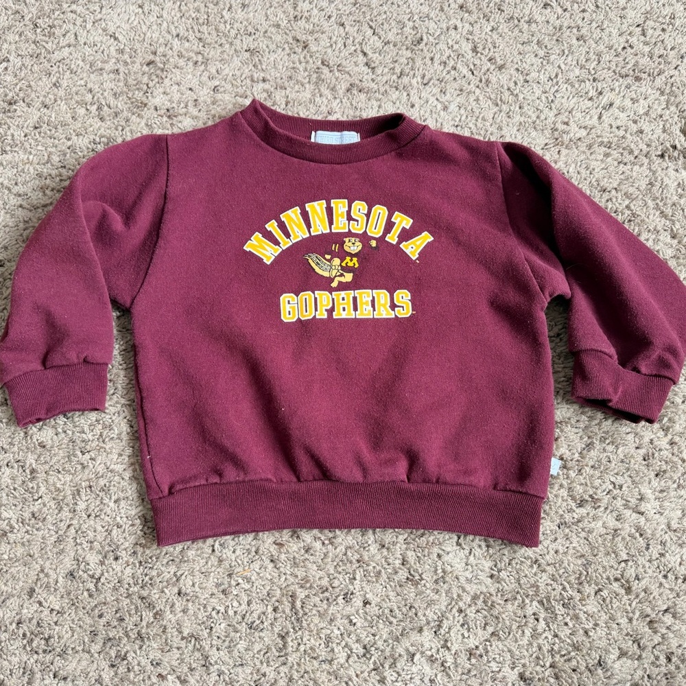 Third Street Fleece 3T Minnesota Golden Gophers Sweatshirt Red